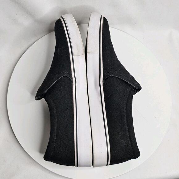 Nike Court Royale AC Black White Athletic Slip On Sneakers Unisex W 11 M 9.5 - Picture 4 of 7